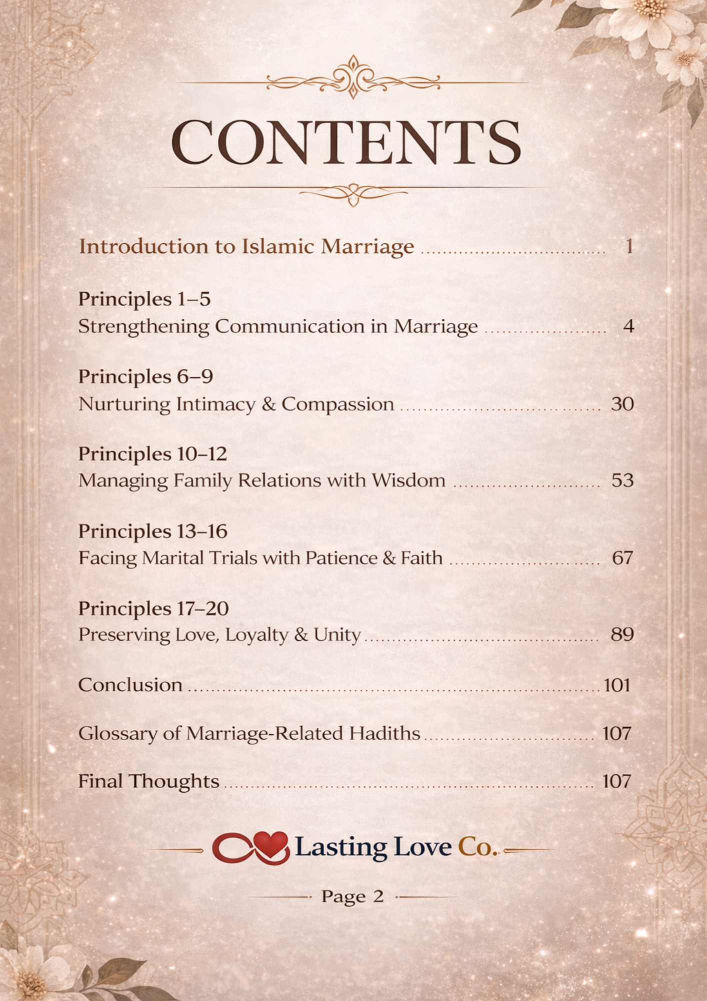 Islamic Marriage Guide: 20 Powerful Principles for Love, Mercy & Lasting Relationships